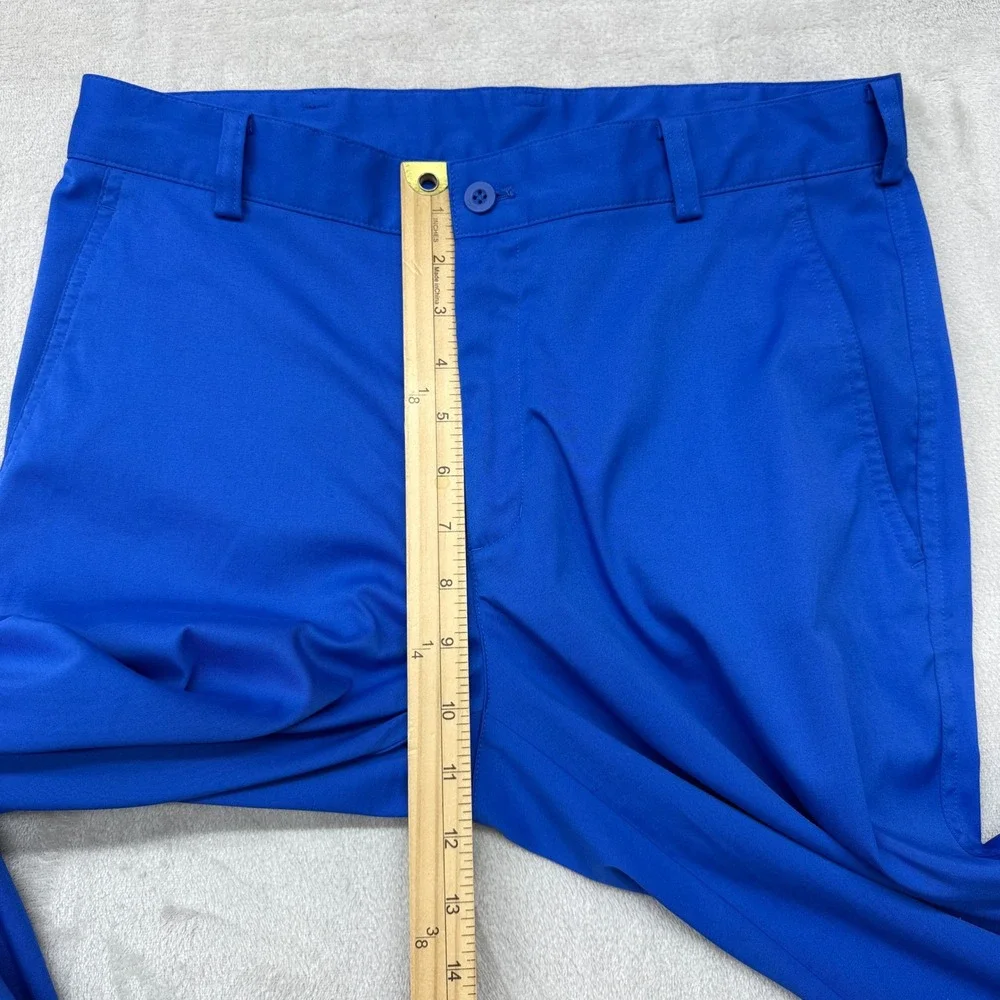 Nike‎ Golf Dri-Fit Pants Mens 30x30 Royal Blue Flat Front Performance Stretch
